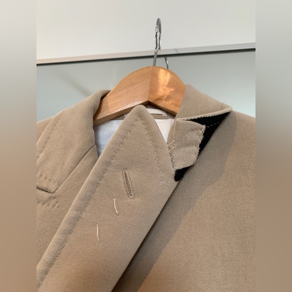 Raf Simons Calvin Klein 205w39nyc Double Breasted Moleskin Mens Over Coat - Picture 4 of 15